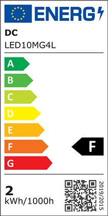 9W 160Lm 3000K 125° 50.000h