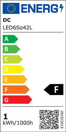 5 10-30VDC 10-18VAC 1W 100Lm 3000K 125° dimmbar